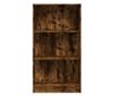füstös tölgy színű szerelt fa könyvszekrény 60 x 24 x 109 cm thumbnail 4