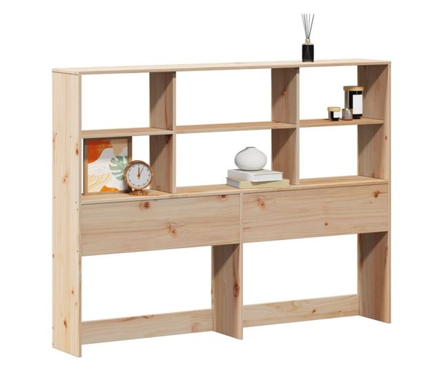 tömör fenyőfa fejtámla tárolóval 150 cm