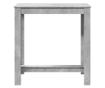 betonszürke szerelt fa bárasztal 102 x 50 x 103,5 cm thumbnail 4