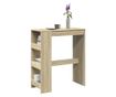 sonoma tölgy szerelt fa bárasztal tárolókkal 90 x 40 x 103,5 cm thumbnail 1