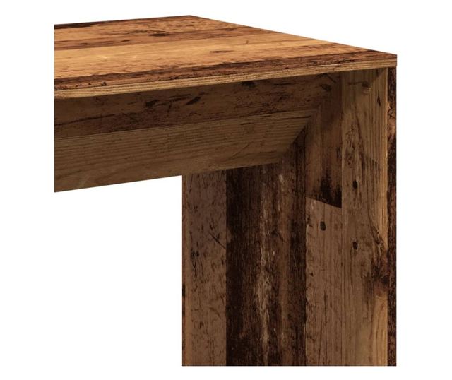 antik fa színű szerelt fa bárasztal 51 x 50 x 103,5 cm