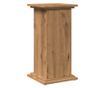 kézműves tölgy szerelt fa bemutatóállvány tárolóval 31x30x60 cm thumbnail 2