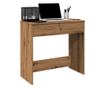kézműves tölgy színű szerelt fa íróasztal 80 x 40 x 75 cm