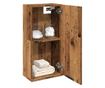 kézműves tölgy színű fali fürdőszobaszekrény 32 x 20 x 67 cm