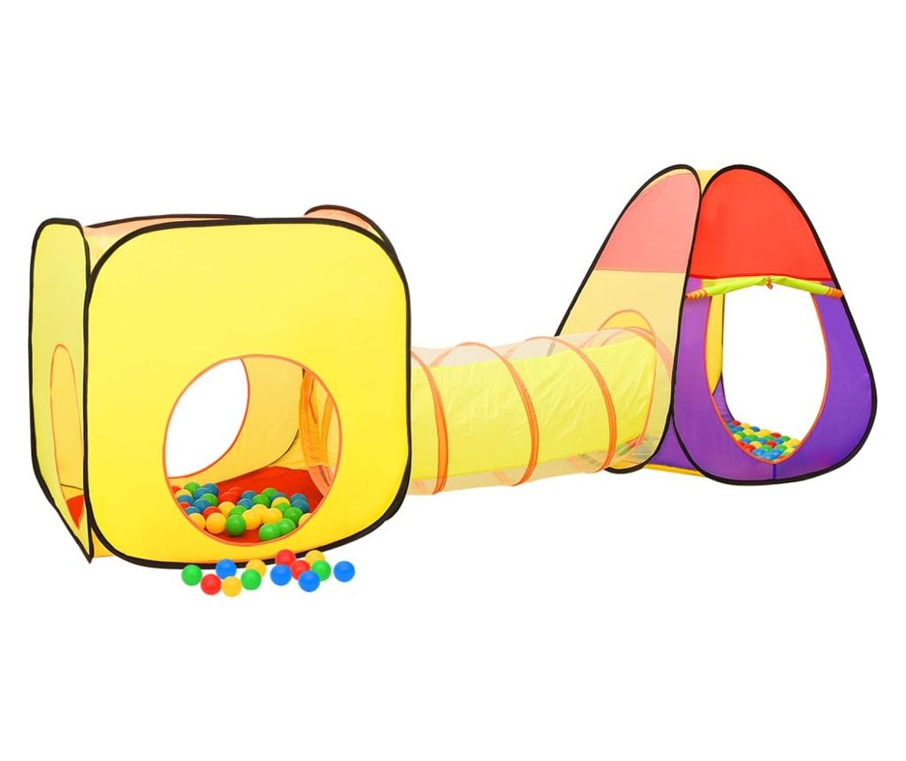 többszínű gyerekjátszósátor 255 x 80 x 100 cm - 3