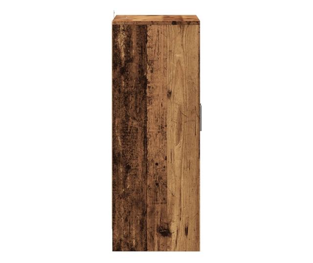 antik fa színű szerelt fa cipősszekrény 60 x 35 x 92 cm