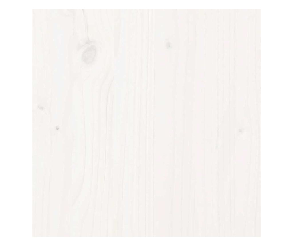 fehér tömör fenyőfa karácsonyfa-dekoráció 150 cm - 7