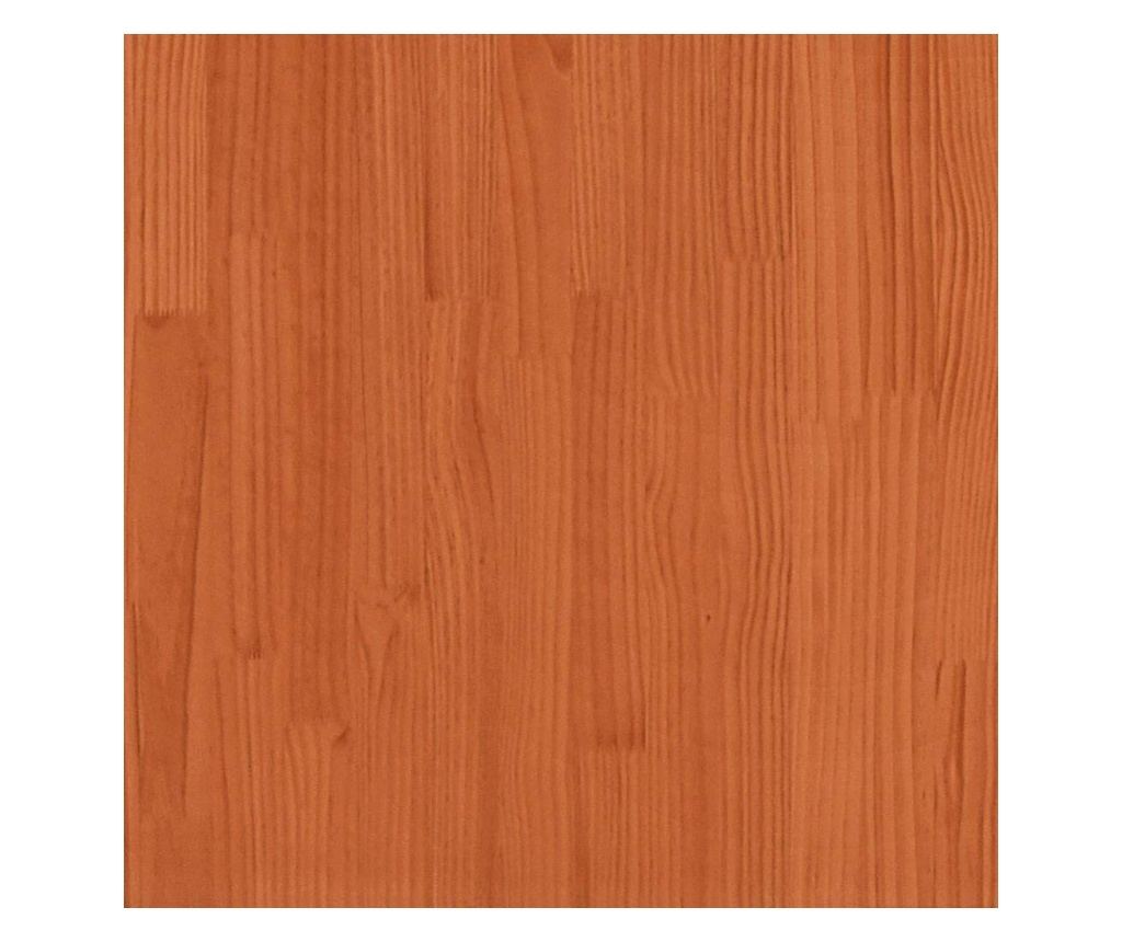 viaszbarna tömör fenyőfa karácsonyfa-dekoráció 112 cm - 7