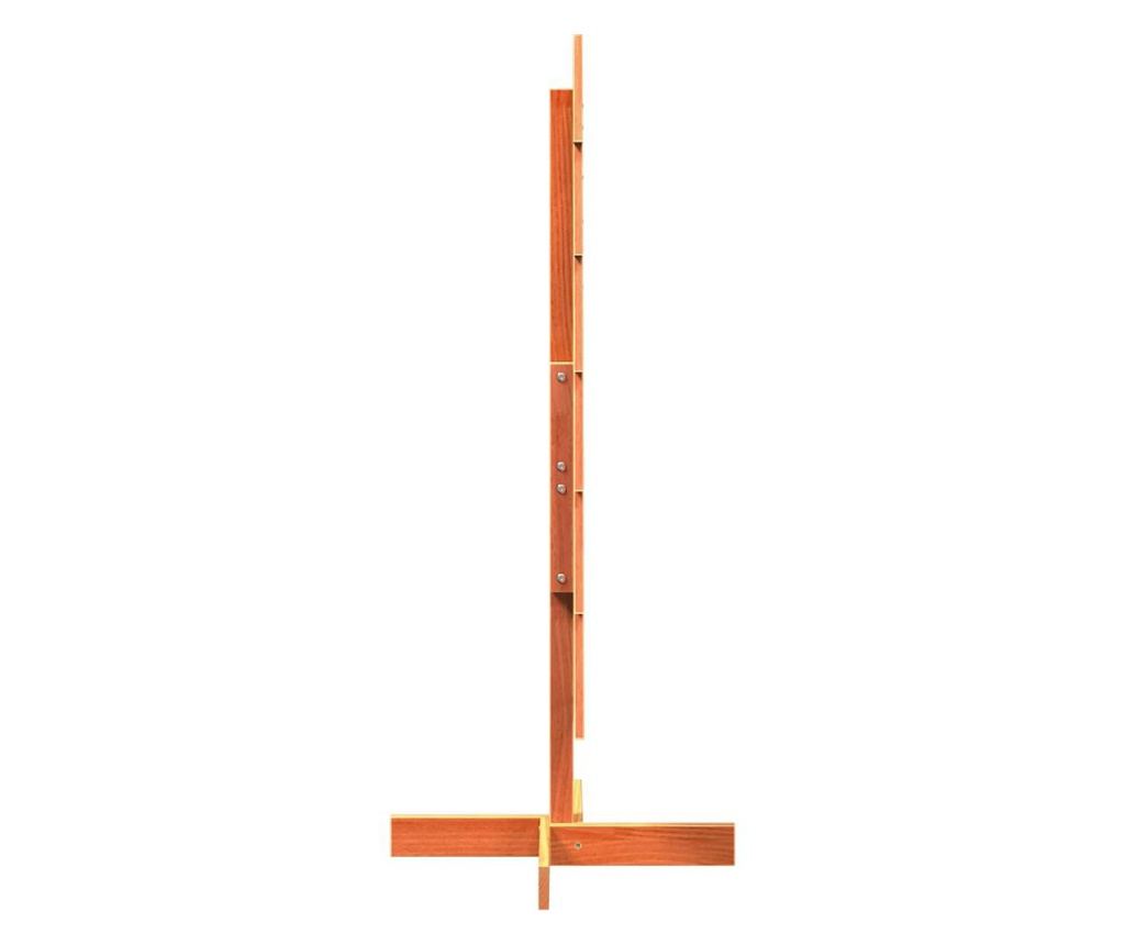 viaszbarna tömör fenyőfa karácsonyfa-dekoráció 120 cm - 4