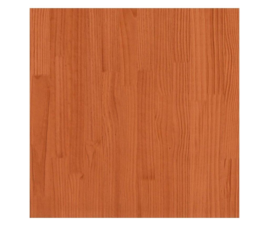 viaszbarna tömör fenyőfa karácsonyfa-dekoráció 80 cm - 7