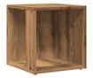 kézműves tölgy színű szerelt fa kisszekrény 33 x 33 x 34 cm thumbnail 2