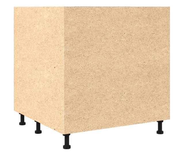 antik fa színű szerelt fa konyhaszekrény 75,5 x 75,5 x 81,5 cm