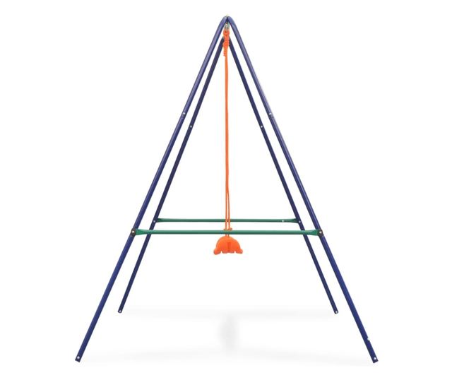 narancssárga 2 az 1-ben egyszemélyes hinta és totyogó hinta