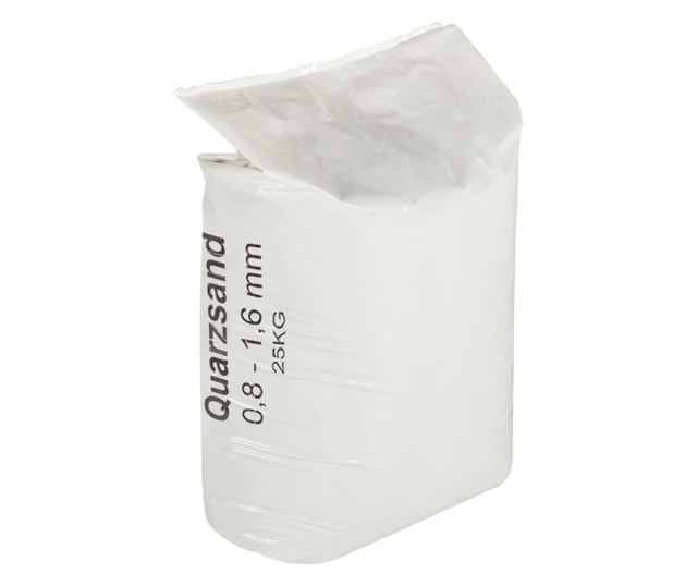 szűrőhomok 25 kg 0,8-1,6 mm