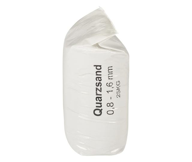 szűrőhomok 25 kg 0,8-1,6 mm