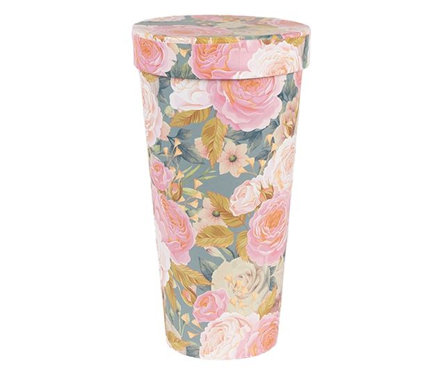 Többszínű karton tárolódoboz 9x18 cm