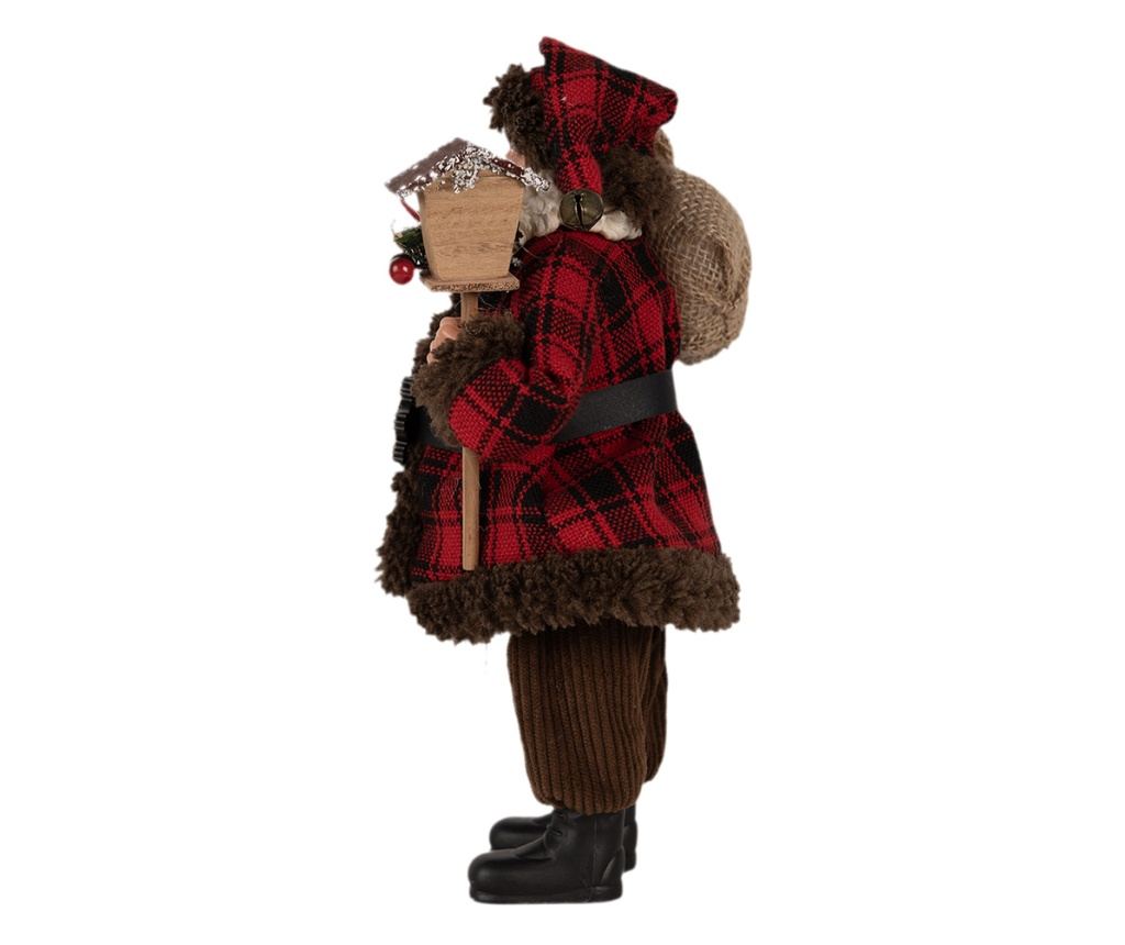 Božićna figurica, tekstil, 18x10x27 cm - 3