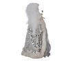 Ezüstfehér textil angyal figura 20x15x28 cm