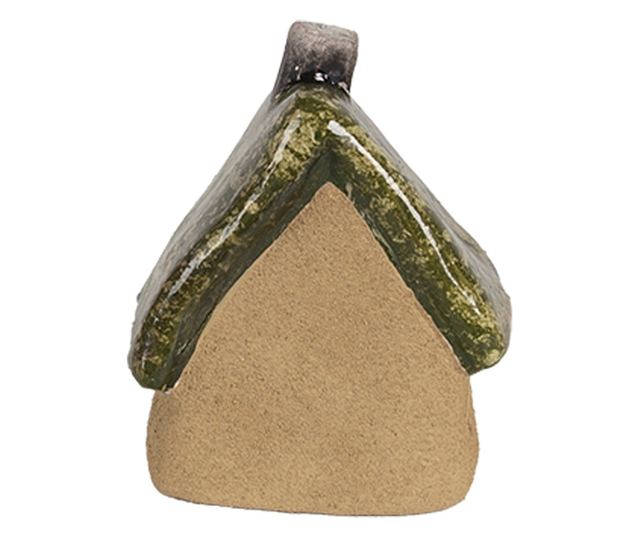 Casuta decorativa ceramica multicolora 7x6x9 cm