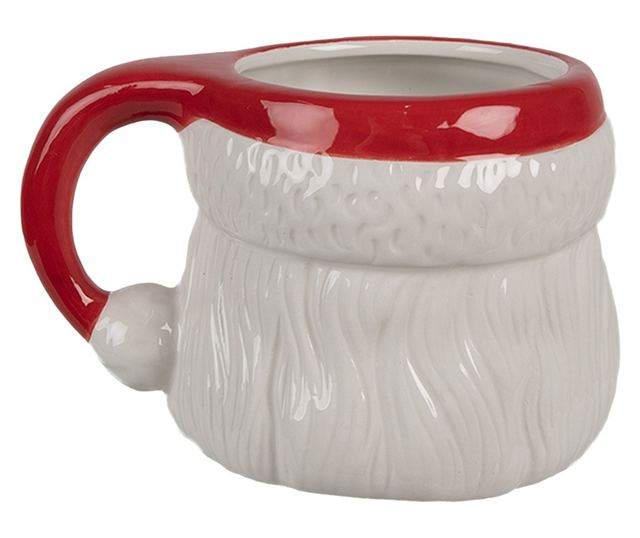 4 darabos Mikulás bögre szett, többszínű kerámia, 400 ml