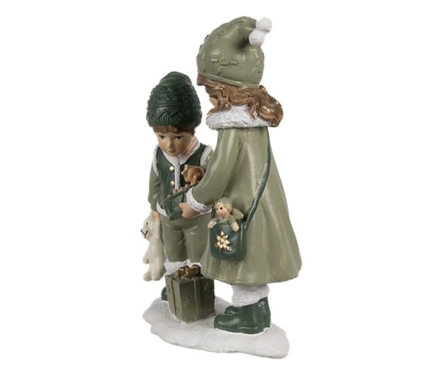 Színes műgyanta gyermekfigura 10x5x13 cm