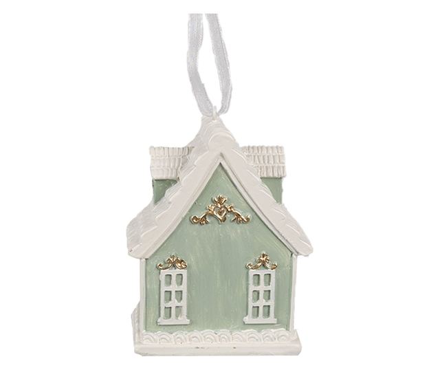 4 darabos mézeskalács ember karácsonyfadísz készlet, műgyanta, többszínű, 6x4x8 cm