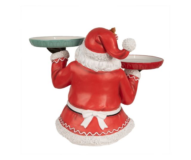 Séf Mikulás figura, műgyanta, 55x33x44 cm