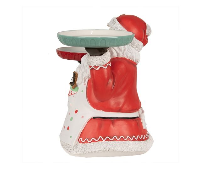 Séf Mikulás figura, műgyanta, 55x33x44 cm