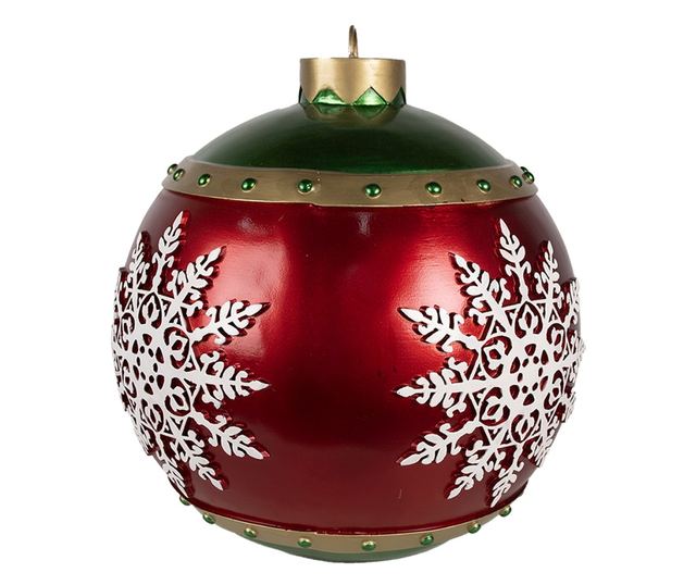 Többszínű polystone karácsonyfadísz 39x44 cm