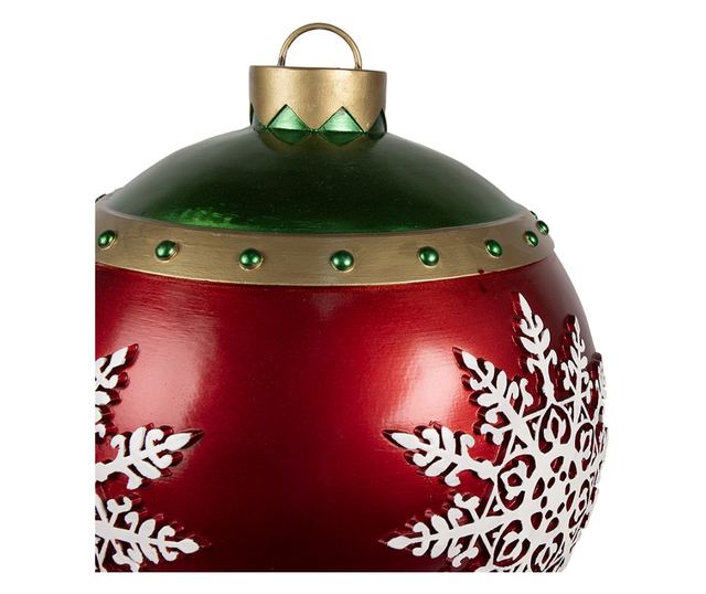 Többszínű polystone karácsonyfadísz 39x44 cm