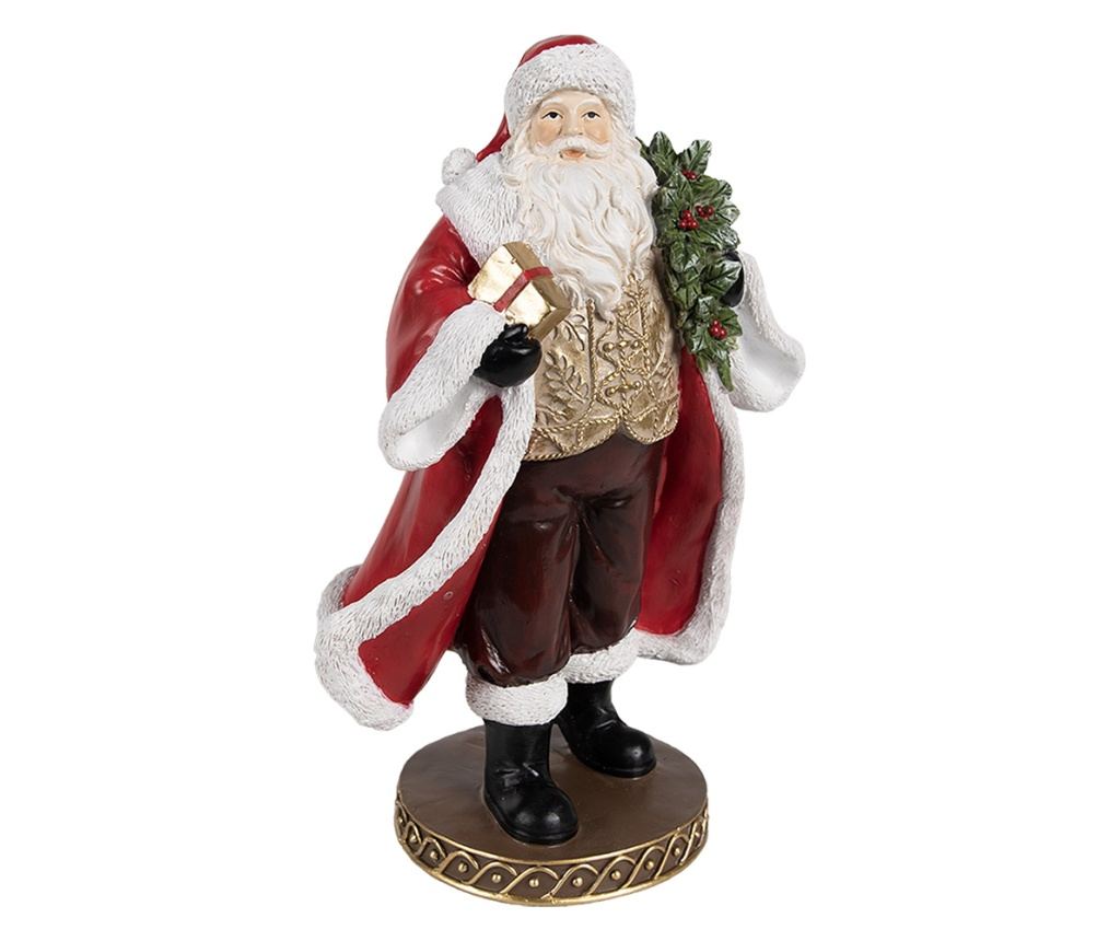 Többszínű polyresin Mikulás figura 13x10x23 cm - 3