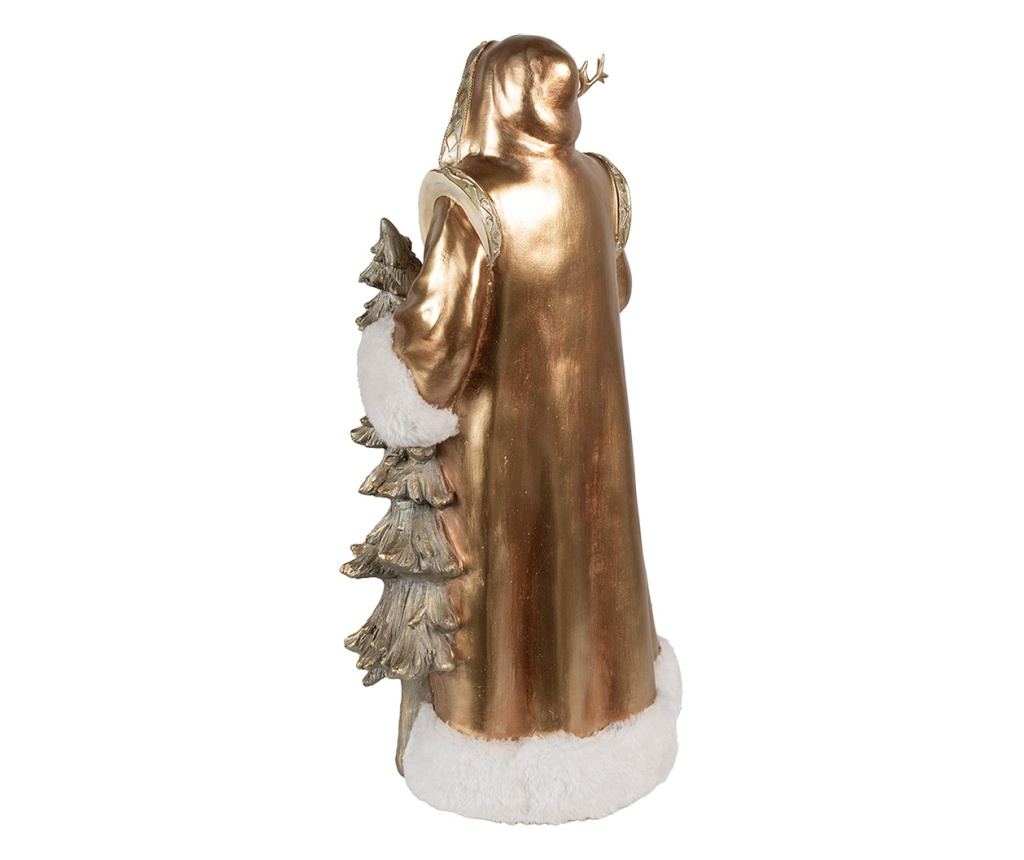 Többszínű műgyanta Mikulás figura 25x18x50 cm - 3