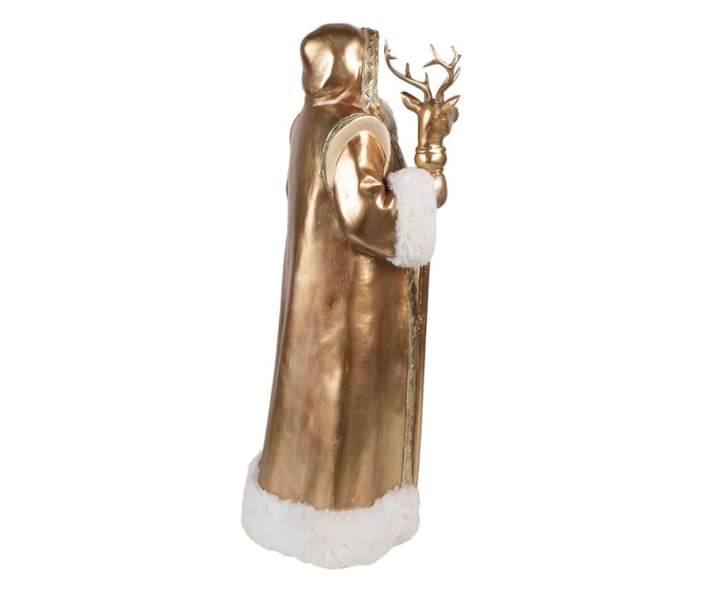 Többszínű műgyanta Mikulás figura 25x18x50 cm - 4