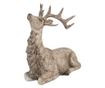 Barna polyresin rénszarvas figura 29x15x27 cm thumbnail 2
