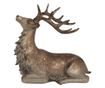 Barna polyresin szarvas figura 29x15x27 cm thumbnail 3