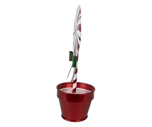 Karácsonyi nyalóka dekoráció 12x9x26 cm