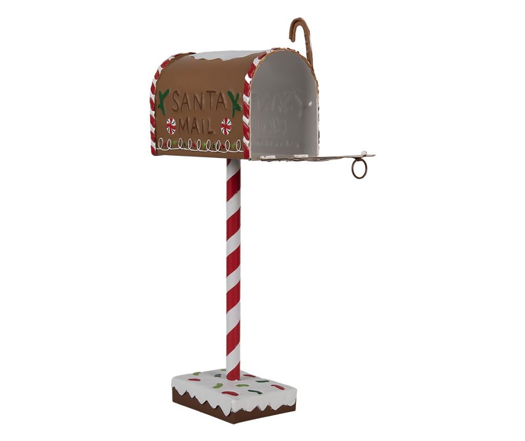 Cutie Postala Craciun metal multicolor 14x8x37 cm - 2