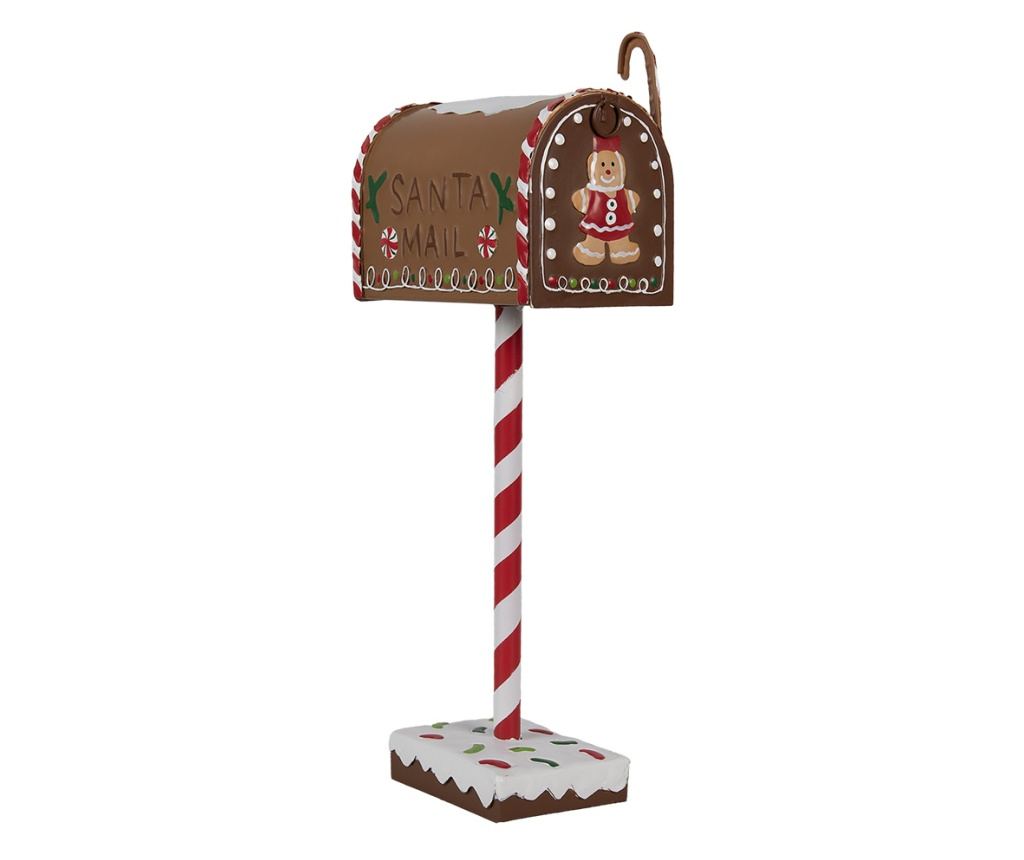 Cutie Postala Craciun metal multicolor 14x8x37 cm - 4