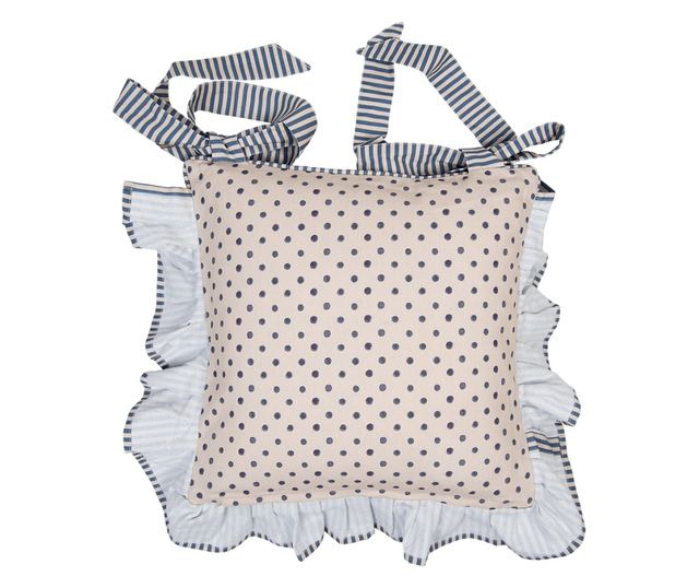 4 darabos, többszínű pamut székpárna szett, 40x40 cm