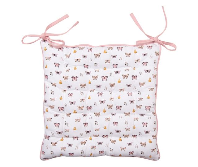 2 darabos, többszínű pamut székpárna szett, 40x40x4 cm