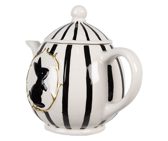 Kerámia nyuszi teáskanna 20x12x15 cm, 675 ml