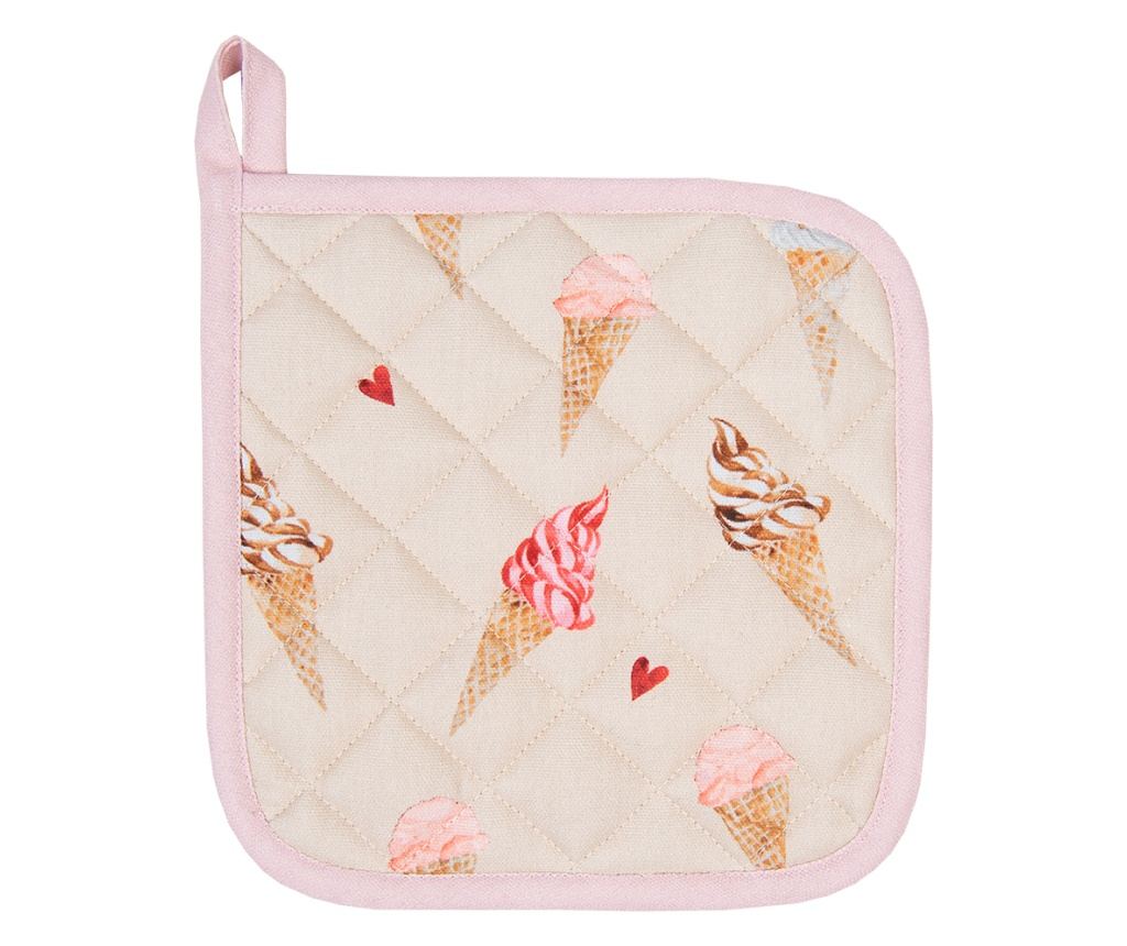 2 db-os fagylaltos pamut konyharuha szett, 20x20 cm - 2