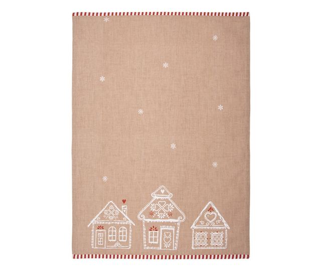 Mézeskalács pamut konyharuha 50x70 cm