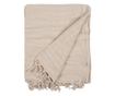 Bézs pamut takaró 125x150 cm