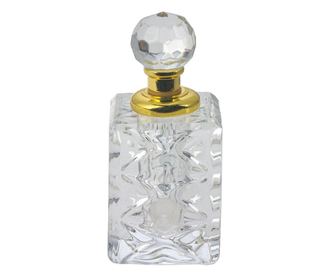Steklena dekorativna prozorna zlata 3x3x7 cm
