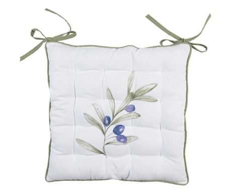 Masline 40x40x4 cm 2 db-os pamut székpárna szett