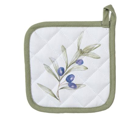 Komplet 2 bombažnih termalnih servetov Olive Multicolor, 16x16 cm