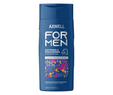 Forradalmi tusfürdő, mélytisztító és hidratáló, Férfiaknak, Axwell by Verilaria, 300ml