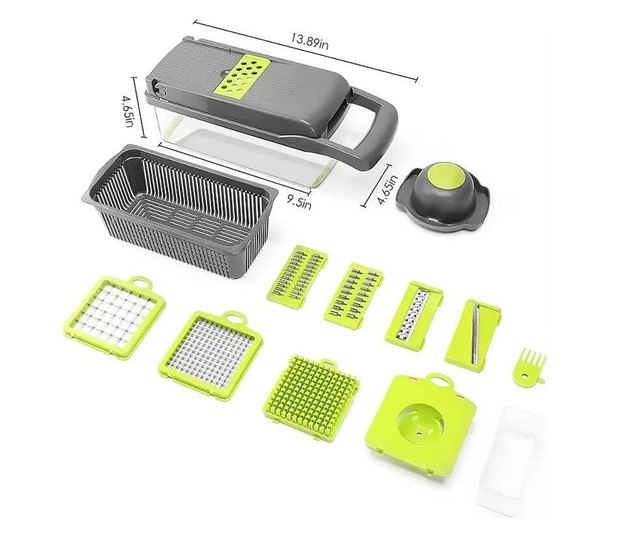 Razatoare reglabila, multifunctionala pentru legume si fructe 12 IN 1