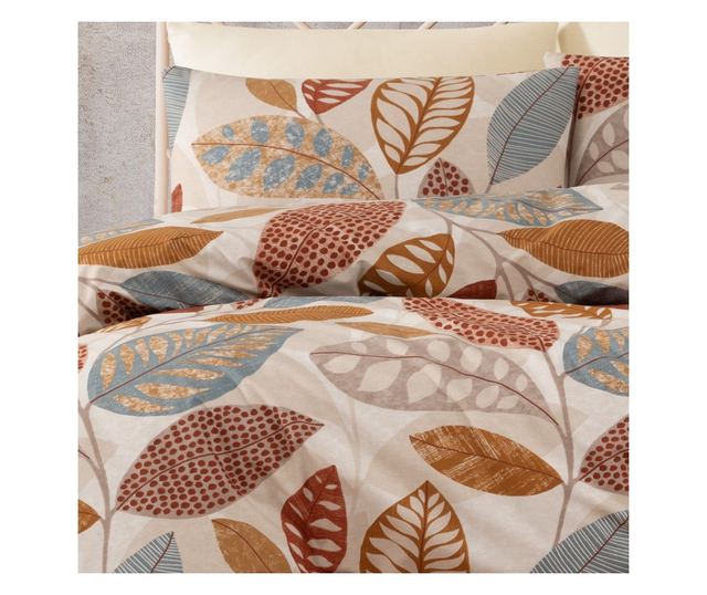 Majoli Bahar Home Collection egyes ágynemű, 100% ranforce pamut, 144 TC, 3 darab (160x220 cm takaróhuzat, 160x240 cm lepedő, 1 d